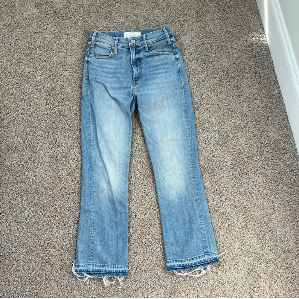 MOTHER Women's Straight Leg Jeans - Light Blue